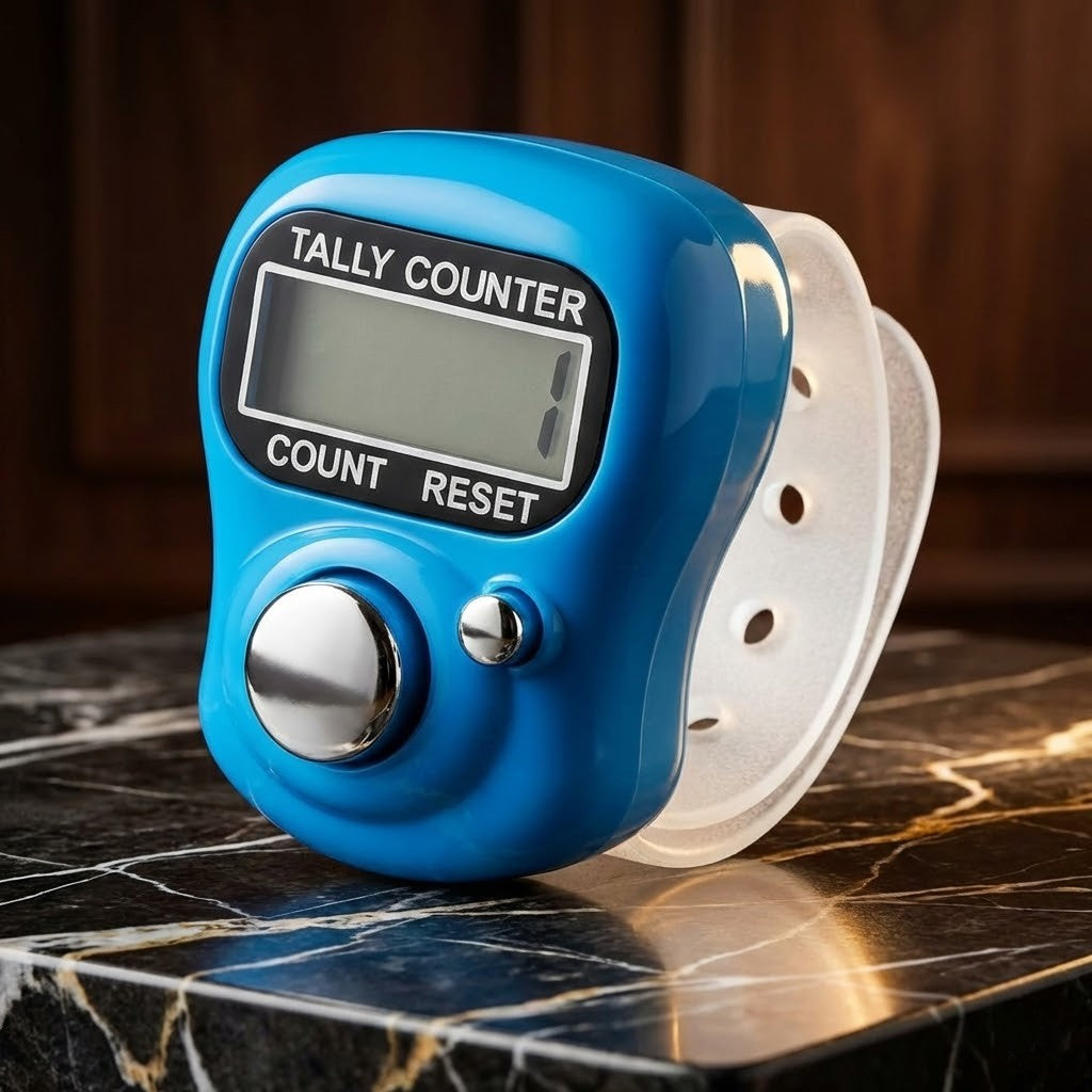 Digital Finger Tally Counter Ring – Portable Electronic Click Counter
