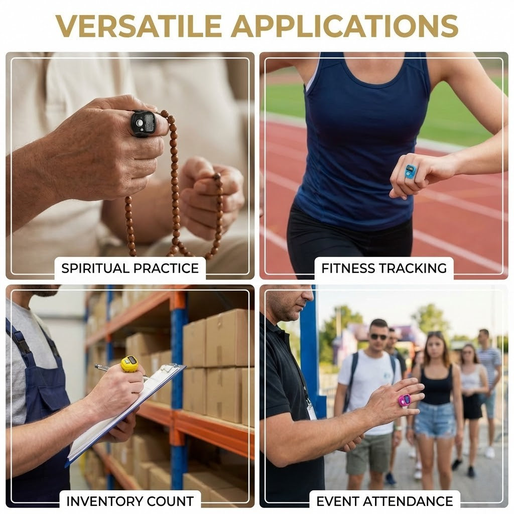 Digital Finger Tally Counter Ring – Portable Electronic Click Counter