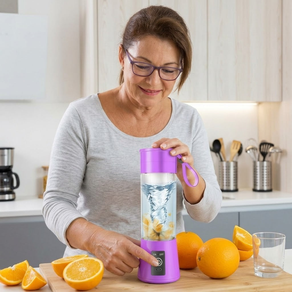 Portable Electric 6-Blade USB Juice Maker